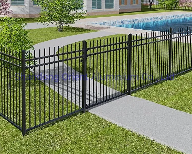 High Quality Outdoor Safety Security Garden Farm Metal Aluminum Fence Panel Post